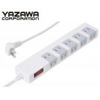 ヤザワ 雷サージ・ブレーカー集中SW付10個口5 Y02FSBK1015WH