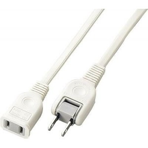 ヤザワ 耐トラ付延長コード1個口0．5mホワイト Y021005WH