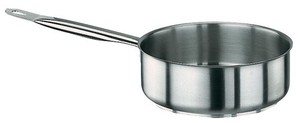 パデルノ　18−10片手浅型鍋　（蓋無）