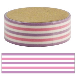 Washi Tape Masking Tape Border Purple & Pink 15mm