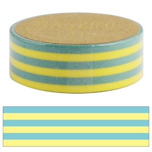 Washi Tape Washi Tape Border Mint & Yellow Stationery M