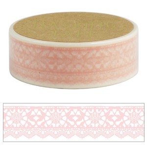 Washi Tape Lace Pink Washi Tape 15mm
