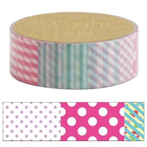 Washi Tape Patchwork Pastel 15mm