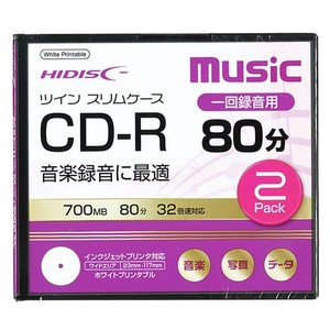 CD−R　音楽用2枚入　GMP2T