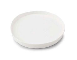 Mino ware Main Plate Circle White M Miyama Made in Japan
