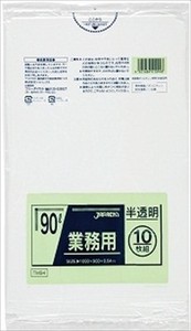 ジャパックス　【ゴミ袋】TM−94ポリ袋業務用90L半透明 【 ゴミ袋・ポリ袋 】