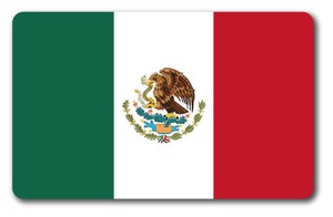 SK-248/国旗ステッカー　メキシコ（MEXICO） 国旗100円ステッカー スーツケースステッカー