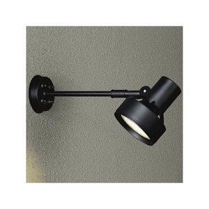 LEDブラケットライト 防雨形 非調光 天井付・壁付兼用 ランプ別売 黒サテン DOL-3766XB