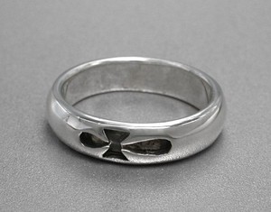 Silver-Based Plain Ring sliver Casual