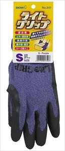 SHOWA Light Grip Glove Attached Tag Purple