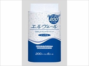 大王製紙　エルヴェールトイレットS200M6R 【 トイレットペーパー 】