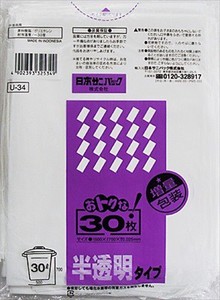 Nihon SANIPAK Garbage bag 30 Semitransparent