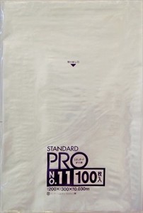 日本サニパック　L−11規格袋11号　透明　100枚 【 ポリ袋・レジ袋 】