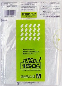 日本サニパック　おトクな保存袋　M　0.02mm厚 【 ポリ袋・レジ袋 】