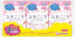 ユニ・チャーム　ソフィふわごこちピンクローズの香り38枚×3【 生理用品 】