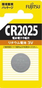 FDK　富士通リチウムコイン1個CR2025C（B） 【 乾電池 】