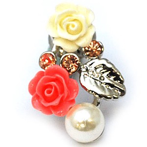 Brooch Pearl Gift Sparkle Crystal