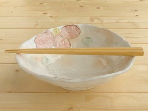 Tsuchimonono-Utsuwa Hand-Painted Sakura Bowl Mino Ware Made in Japan