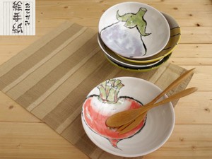 美浓烧 丼饭碗/盖饭碗 绘手纸 碟子套装 日本制造