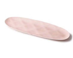 Miyama haku Plate Pink MINO Ware