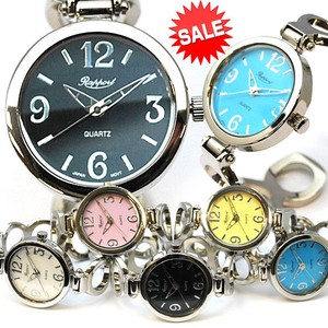【在庫処分SALE】サークルフェイスのバングルウォッチ　レディース　腕時計　ファッションウォッチ