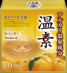 アース製薬　温素　柚子の香り【 入浴剤 】