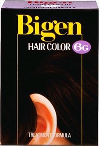 ホーユー　ビゲン　ヘアカラー　6G　自然な褐色 【 ヘアカラー・白髪用 】