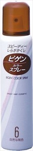 ホーユー　ビゲン　カラースプレー　6　自然な褐色 【 ヘアカラー・白髪用 】