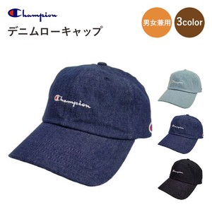 人気商品 Champion チャンピオン　デニムローキャップ 帽子 3color