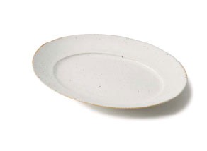 Mino ware Main Plate Miyama 31cm Made in Japan