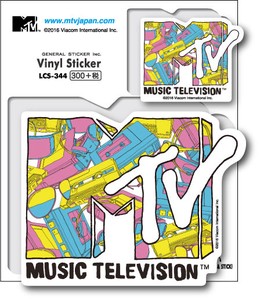 MTV ロゴステッカー カセットテープ 音楽 ミュージック アメリカ 人気 LCS344 グッズ