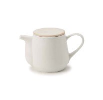 Miyama bico Tea Pot type Vanilla White MINO Ware
