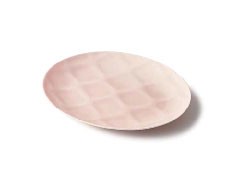 Miyama haku Plate Pink MINO Ware