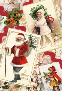 Rakka ヴィクトリアン クリスマス ポストカード RVX01