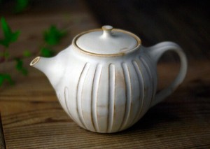 益子烧 西式茶壶