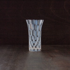 A Bite Beer Glass Checkered