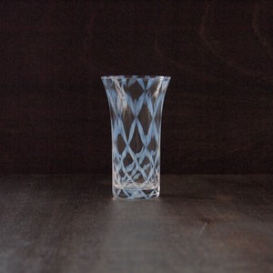A Bite Beer Glass Checkered Pattern