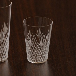 Tokyo Checkered Pattern 2 Ounce Glass