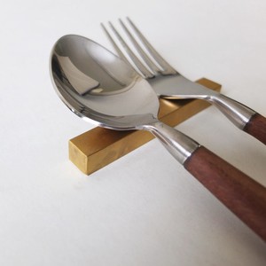 Brass Brass Block Cutlery Rest