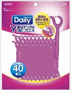 デイリー　Y型デンタルフロス　40本入 【 フロス・歯間ブラシ 】