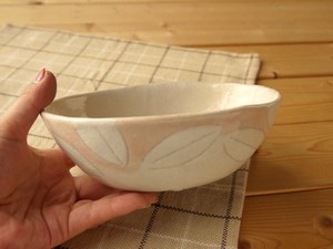 Tsuchimonono-Utsuwa Hand-Painted Oval bowl 6cm 3 Pcs Mino Ware Made in Japan