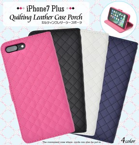 Smartphone Case iPhone 8 Plus iPhone7 Plus Kilting Leather Case Pouch