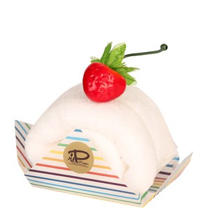 バニラ 今治 ケーキタオル ロールケーキ ハンカチ【日本製】雑貨 お返し プチギフト