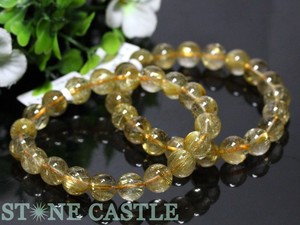 Gemstone Bracelet Crystal 9.5 ~ 10mm