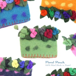 Pouch Flower Polka Dot