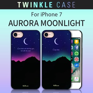 【iPhoneSE（第3世代）/SE2/8/7 ケース】Twinkle Case（トゥインクルケース） オーロラムーンライト