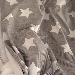 Cotton Gray Star 1m