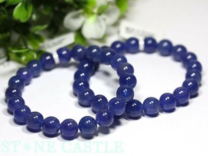 ☆高品質☆【天然石ブレスレット】タンザナイト (4A) (約9〜9.5mm) 【天然石 パワーストーン】