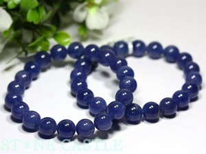 ☆高品質☆【天然石ブレスレット】タンザナイト (4A) (約10〜10.5mm) 【天然石 パワーストーン】