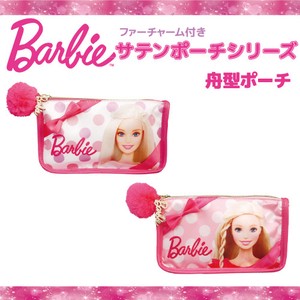 【セール価格】バービー(Barbie）サテン　舟型ポーチ